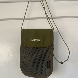 Gramicci Utility Ripstop Multi Case Crossbody Bag Adjustable Army Green Olive